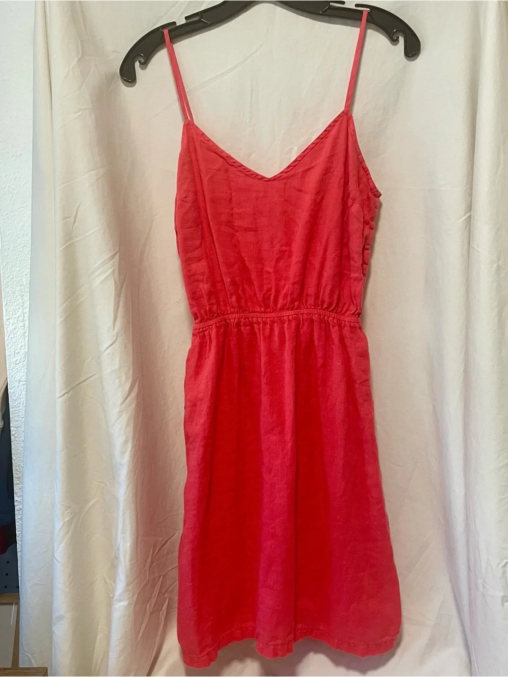 J.Crew Linen Coral Dress